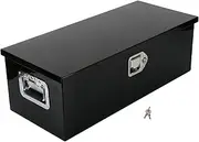 TBAPFS 30 Inch Black Aluminium Plane Tool Box for Truck Bed Car Outdoor Trailer Pickup Underbody RV ATV Storage Underbed Tools Organizer w/Lock &Keys - 30''X13''X10''
