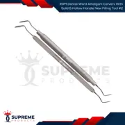 RDM Dental Ward Amalgam Carvers With Solid & Hollow Handle New Filling Tool #2