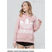 在飛比找蝦皮購物優惠-adidas trefoil hoodie pink 愛迪達