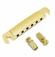 Tune-O-Matic Stop Bar Tailpiece GOLD for Import Guitar Epiphone Les Paul SG ES