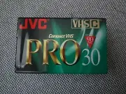 JVC TC-30 PRO Compact VHS-C Camcorder Tape 90 Min. Factory Sealed New Old Stock