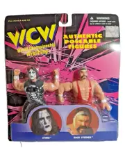 WCW 1998 STING and RICK STEINER Championship Wrestling Authentic Figures