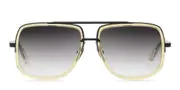 Dita Mach-One DRX-2030-W-CLR-BLK-59 Men's Sunglasses Yellow Size 59
