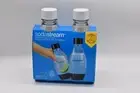 SodaStream 0.5L Carbonating Slim Bottle, 2 Pack, White, Soda Stream