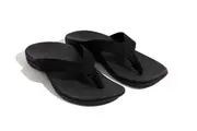 AXIGN Premium Orthotic Arch Support Flip Flops Sandal Thongs Archline - Black