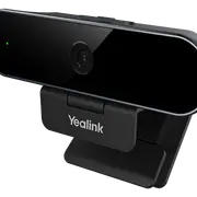 Yealink UVC20 Personal Webcam, 1080p/30FPS, USB Camera for Desktop PC, Built-in Lens Cap, Omni Directional Mic, Zoom, Teams