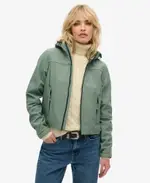 Hooded Softshell Trekker Jacket | Laurel Khaki