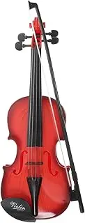 Vaguelly Educational Musical Toy Boys and Girls Violin for Beginners Child-Friendly Design Vintage Decorative Violin Toy