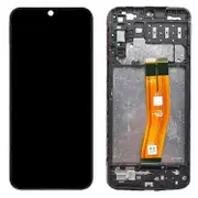 Compatible For Samsung Galaxy A14 4G A145F Grade B LCD Screen and Digitizer Assembly + Frame Replacement Part (Without Logo) As Shown