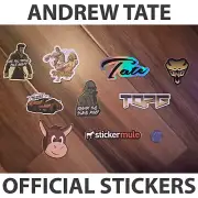 ANDREW TATE STICKERS LIMITED EDITION STICKER MULE MADE BY THE TOP G IN BUGATTI