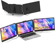 14-inch Laptop Screen Extender, 1920x1080 IPS Display, 60Hz Refresh Rate, C-Type HDMI Input, Portable Monitor for Laptop - Ideal for Travel, Home Office and Dual-Screen Setups