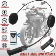 Rechargeable Buletooth 4.1 Helmet Headset Speaker Motorcycle Intercom Interphone