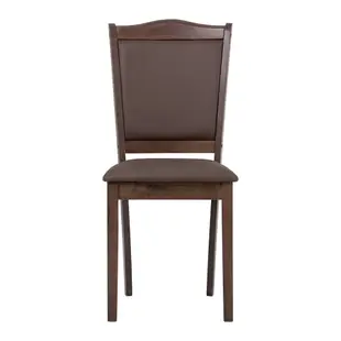 【生活工場】派蒂娜皮革餐椅-褐色 皮革 餐椅 椅子