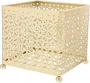 Levemolo Art Coffee Capsule Storage Basket Unique Sundries Holder for Household Organizing Stylish Hollow Design for Coffee Tea Snacks More Versatile Decorative Container for Living