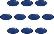 Set of 10 Kuresu Chili Round Bread No. 8 Plate, 9.6 x 1.4 inches (24.5 x 3.5 cm) | Arita-yaki Plate, Setomonohonpo
