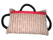 Dean & Tyler Double Jute Professional Bite Pillow, Wide / Extra-Wide, 3 Handles