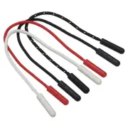40pcs Zipper Pulls Replacement Extension Cord Handle Fix Tab Tag 4 Colors