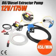 DC Electric Fuel Transfer Pump Diesel Kerosene 12V Oil Commercial Auto Portable