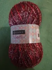 sundance metallics yarn Red