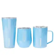 *Corkcicle 3-piece Hydration Drinkware Set - Mystic Frost
