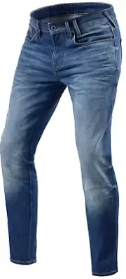 Rev'It Carlin SK Mens Motorcycle Riding Jeans Dark Blue Used