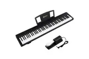 Melodic Keyboard Electric Digital Piano Hammer Action 88Key Semi Weighted 128Polyphony Portable