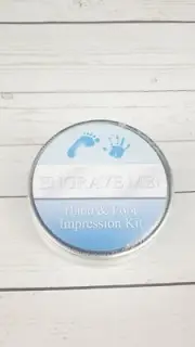 Baby Footprint Souvenir Hand Finger Print Imprint Kit Baby Handprint Mud Foot