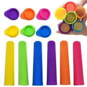 12x Silicone Ice Block Moulds/Ice Cream Molds/Icy Pole Jelly Pop Popsicle Maker