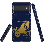 For Google Pixel 6 Case, Shielding Back Cover,Capricorn Drawing