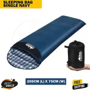 Weisshorn Sleeping Bags Single Camping Hiking Tent Winter SummerThermal Navy NEW