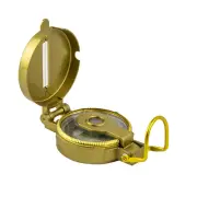 Military Hiking Boat Camping Tool Hook Lensatic Lens Directional CompassSurvival