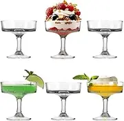 6 Pcs Martini Coupe Glasses Set,190ml/6.4 oz Classic Cocktail Glassware for Espresso Martini, Champagne, Cosmopolitan, Manhattan