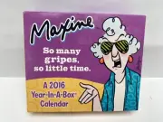 Maxine 2016 Desk Calendar Unused Joke a Day Year In A Box Deadstock Hallmark SE