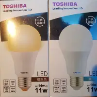 在飛比找Yahoo!奇摩拍賣優惠-TOSHIBA東芝LED11W球泡（6入）取代LED14W更