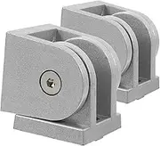 ERINGOGO 2pcs Adjustable Angle Connector Joint Zinc Alloy Decorative Hinges for Aluminum Extrusion Profile Easy Installation Flexible Adjustment for Custom Projects