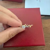 在飛比找PopChill優惠-[二手] Cartier 鑽戒  27 分47 號 含保證書