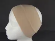Khaki Tan super extra 4.25" wide soft stretch elastic headband hair head band