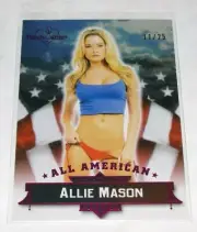 2015 Benchwarmer ALLIE MASON Signature #16 ALL AMERICAN Pink/25 MONSTER Model