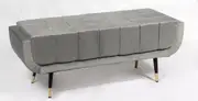 Handmade light grey bed end bench/Entryway Bench 120cm length