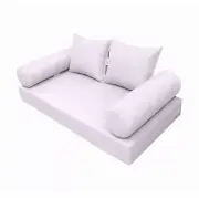 |COVER ONLY| Style 4 Twin Knife Edge Daybed Mattress Bolster Pillow Covers AD107