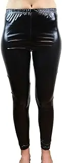 [Aussie Wardrobe Collection] Shiny Metallic Leggings Womens Pants Ladies Gold Silver Black Blue