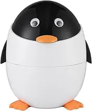 Cute Penguin Indoor Trash Can - Table Trash Bin for Children's Room, Living Room & More