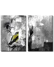 Ready2HangArt Painted Petals XVI Wrapped Canvas Wall Art by Tristan Scott