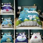Rocket Launching Doona Quilt Duvet Cover Bed Set Single Double Queen King Size