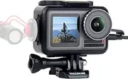 YALLSAME Frame Case for DJI Osmo Action Skeleton Housing Protective Shell Cage with Cold Shoe Mount Photography Vlog Accessories Kit for DJI Action 1