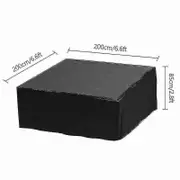 Waterproof Square Hot Tub Cover Outdoor Spa Covers 200X200X85CM