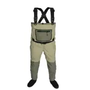 Waterproof Breathable Fly Fishing Chest Waders Neoprene Foot Men's Clothes Pants
