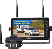 Haloview BT7 RV Backup Camera Wireless FHD 1080P DVR Rearview Full-Color Night Vision Cam and 7'' Monitor System Adapter for Furrion Pre-Wired RV,Truck,Trailer,Truck,Camper,Van,Pickup