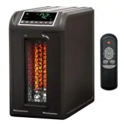 Lifesmart Infrared Quartz Space Heater, 1500W Portable 3 Element Heater with ...
