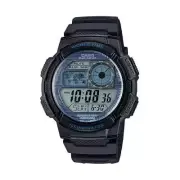 Casio AE1000W-2A2V Men's World Time Digital Sport Watch, Blue